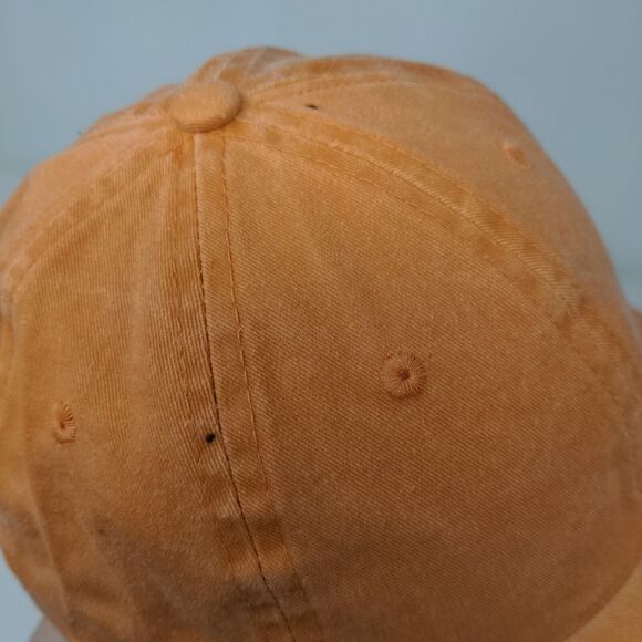 Topper Men's Slideback Hat Orange Adjustable Blank 100% Cotton - Picture 5 of 8